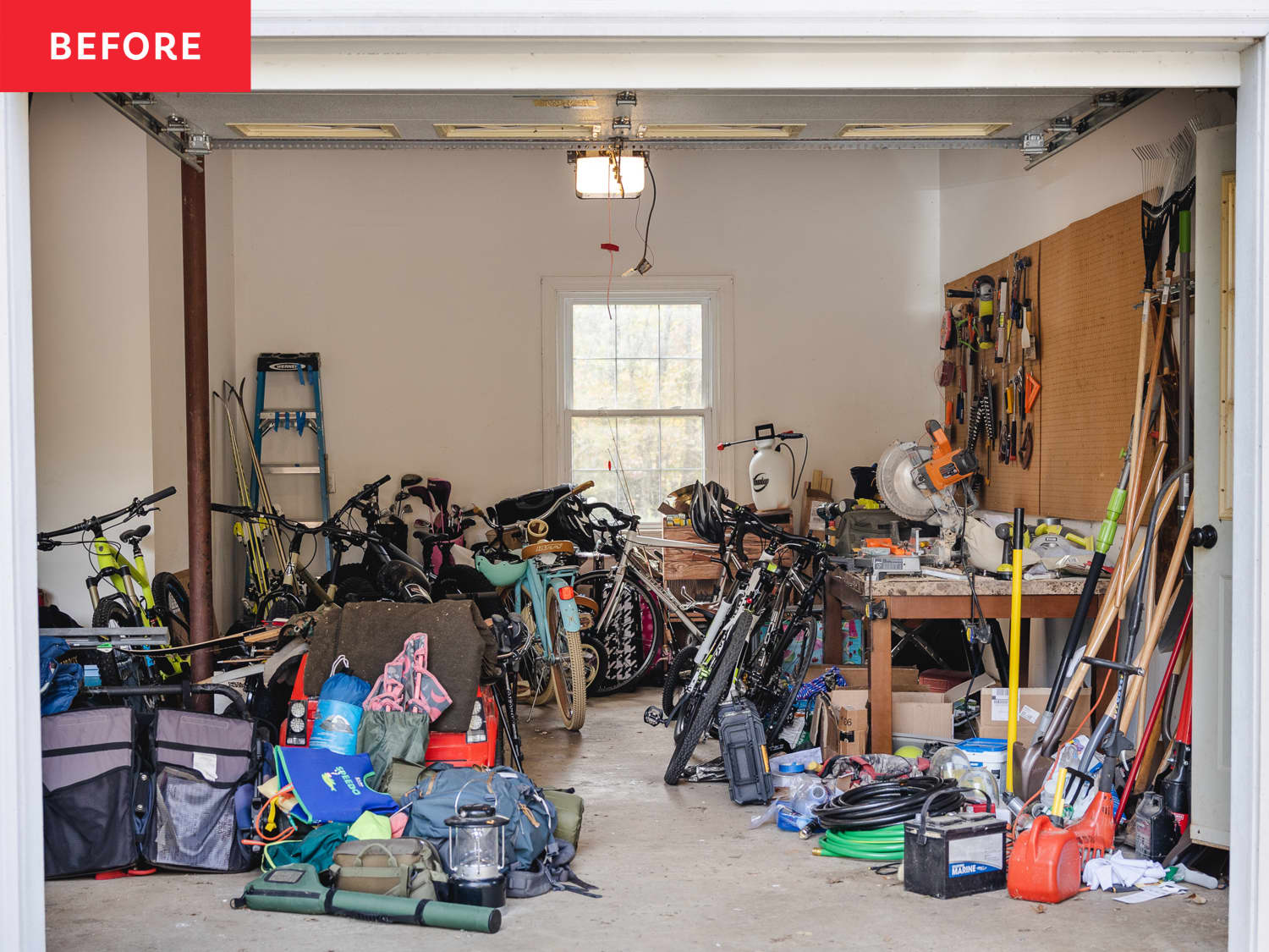 Garage Cleanout Before and After